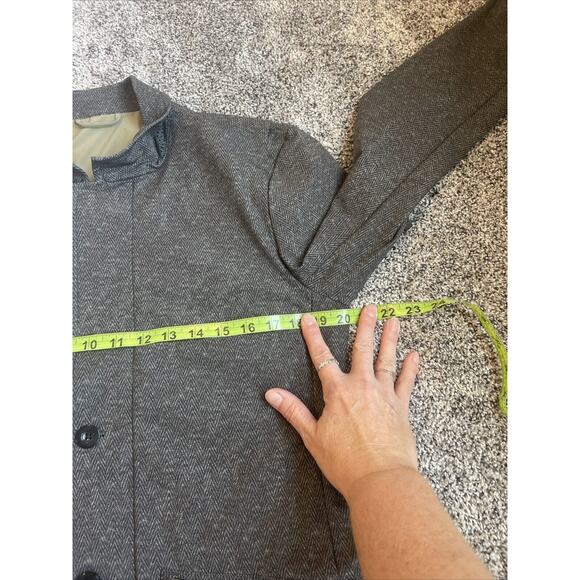 Lululemon TrailBlazer Herringbone Jacket Men's Medium Zip Button Travel Work - Picture 5 of 11
